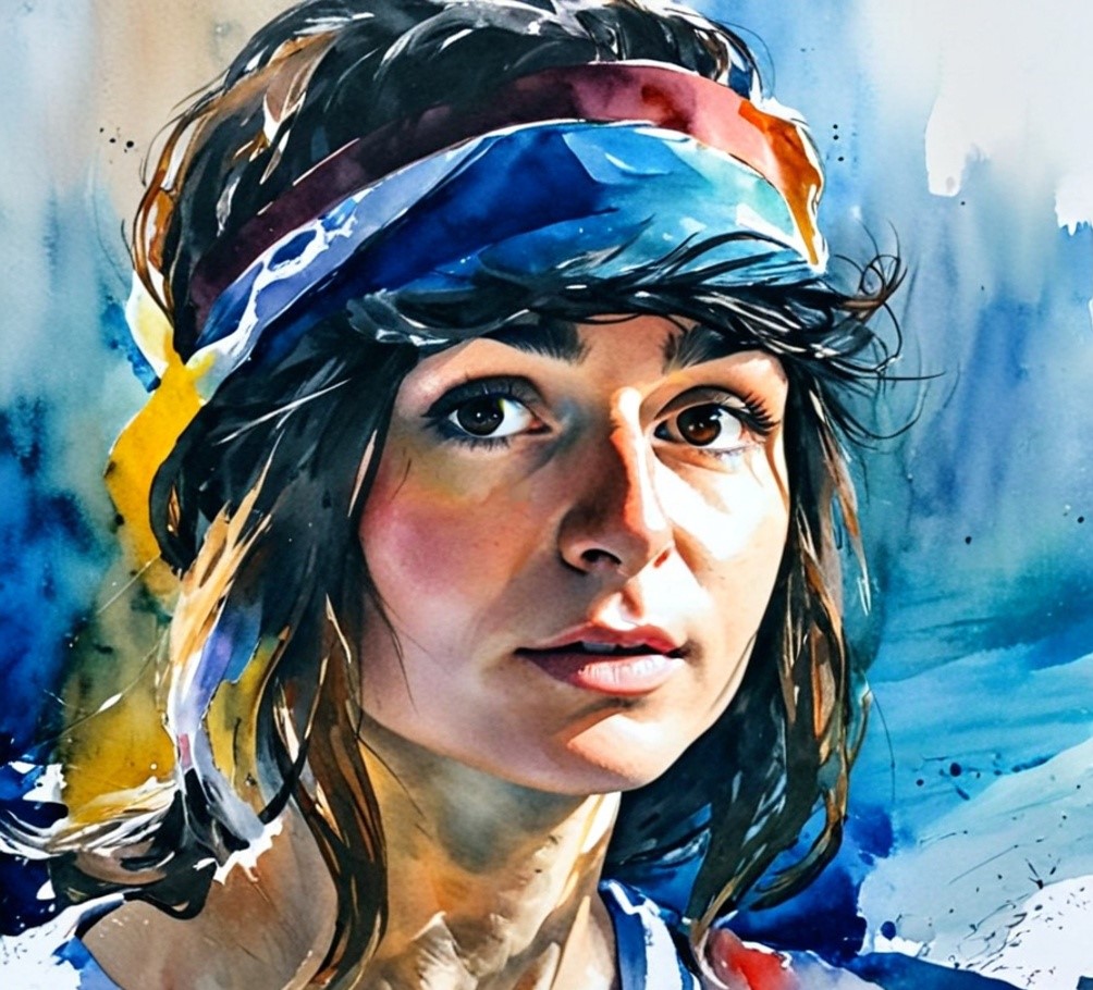 Artistic portrait of Laetitia